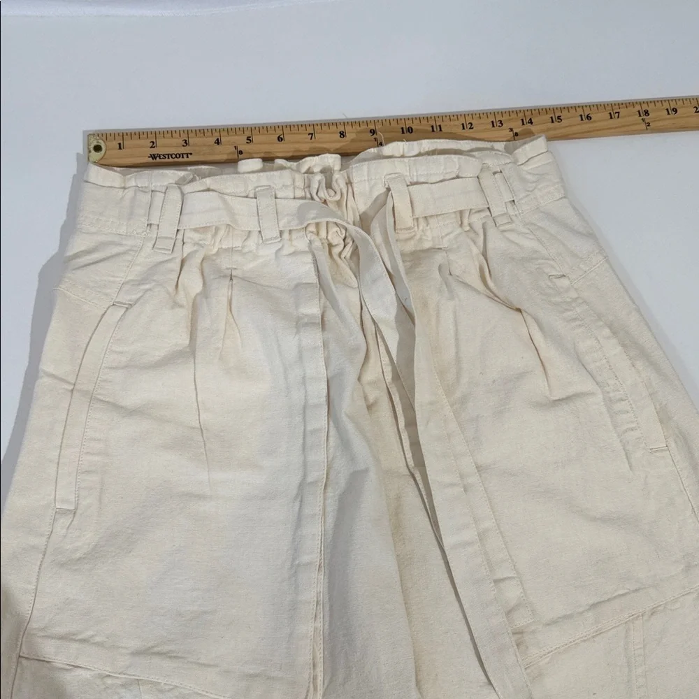 Free People Skyrider Relaxed Fit Pant Size S Cream Color NWOT - Picture 7 of 11